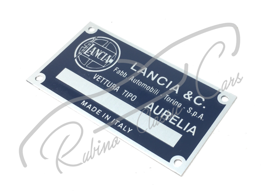 Targhetta numero telaio / vano motore - immagine 2