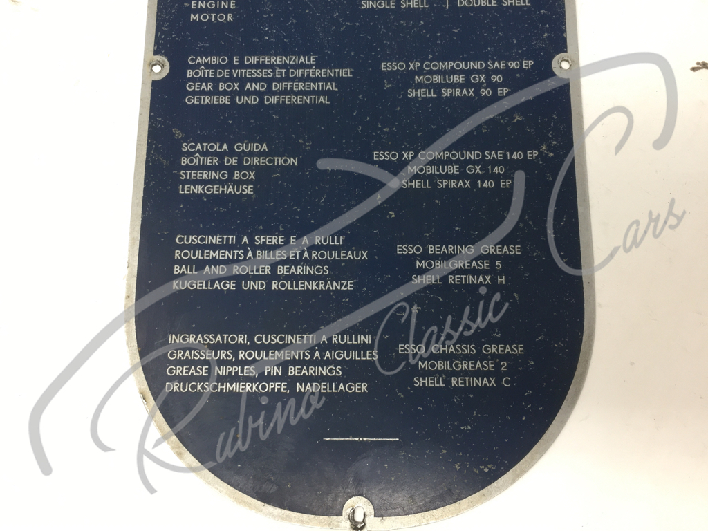 Tabelle vano motore - immagine 3