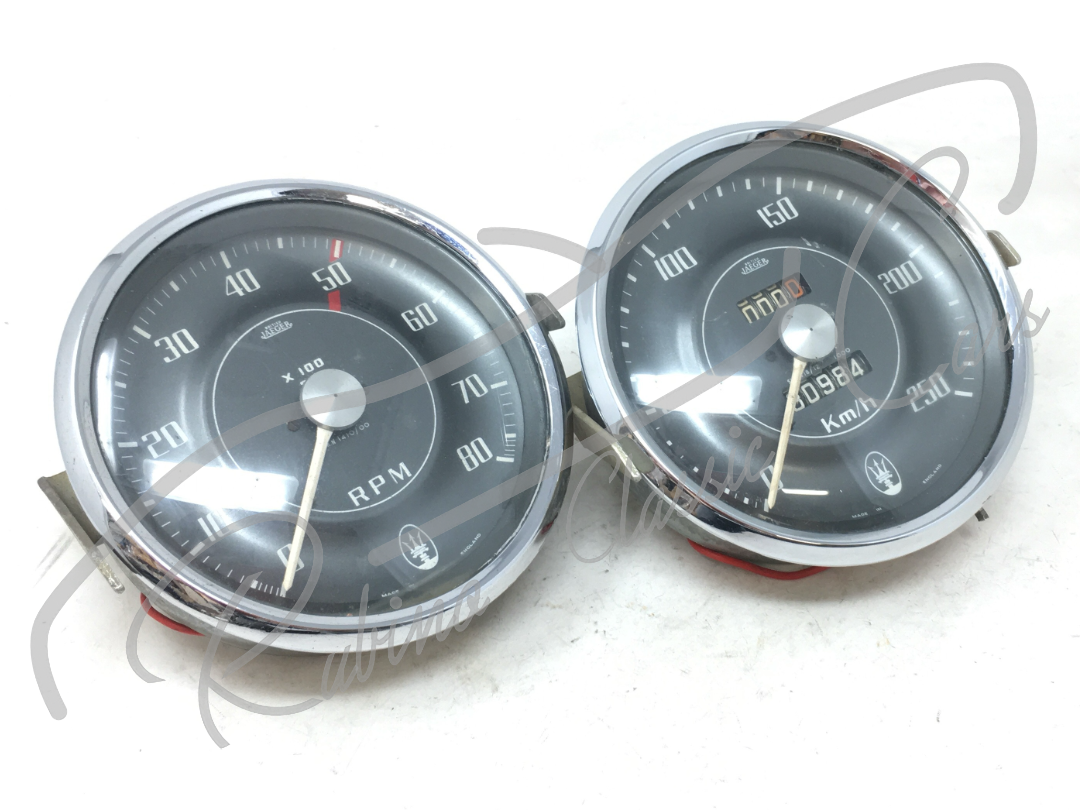 JAEGER Instruments Pair - Maserati Spare Part